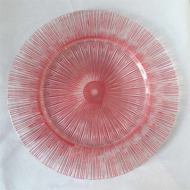 Wholesale Glass Charger Plate PZ-003 - Image 3